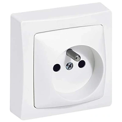 Afbeelding van Legrand TV R SAT DAB+ stopcontact opbouw wit