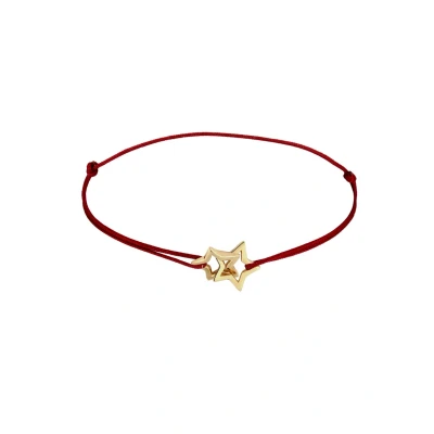 Afbeelding van Elli STAR Armband, Dames, Maat: 16, Red