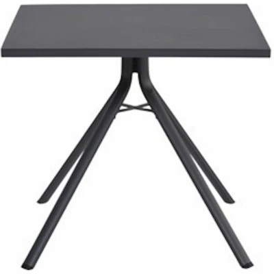 Afbeelding van Rimini tafel 80x80 carbon black Garden Impressions