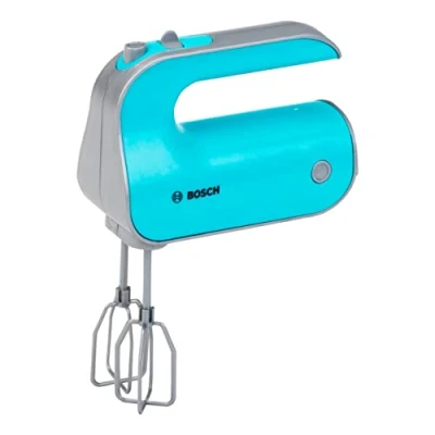 Afbeelding van Klein Toys Bosch speelgoedkeukenmachine handmixer incl. draaiende garde en nepschakelaar blauw