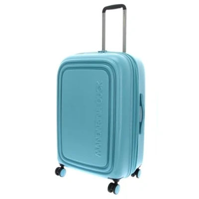 Afbeelding van Mandarina Duck Logoduck Trolley 45 x 69 32 (l h b), Aqua, Linea iconica di in policarbonato
