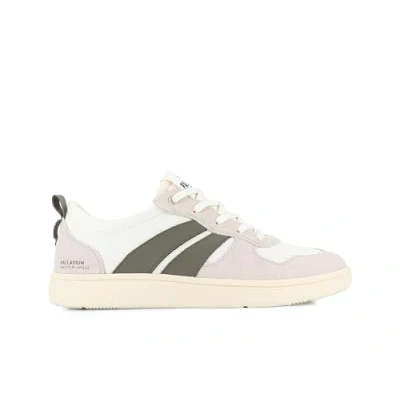 Afbeelding van Palladium Pallacup Flame TX Sneakers laag, Maat: 41, Grey white asperagus Leer en textiel