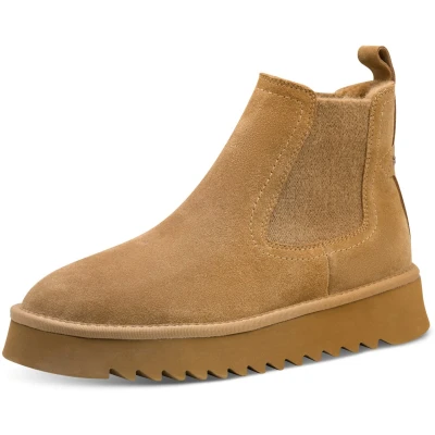 Afbeelding van Tamaris Lage laarzen, Dames, Maat: 42, Camel Schoenen