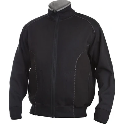 Afbeelding van ProJob 2121 SWEATER LANGE RITS 642121 Zwart