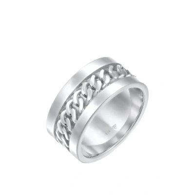 Afbeelding van Elli BOLD Detail RING Ring, Dames, Maat: 54, Silberfarben