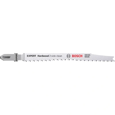 Afbeelding van Bosch Accessories 2608900545 EXPERT Hardwood 2 side clean T 308 BF Decoupeerzaagblad, 25 stuks stuk(s)