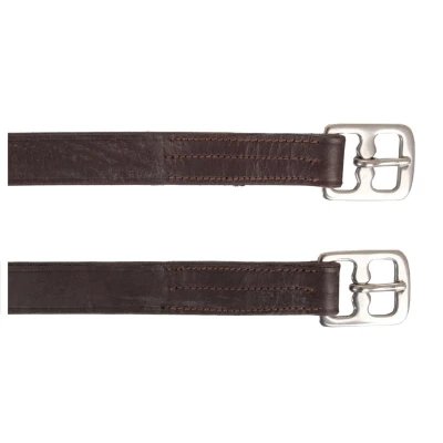 Afbeelding van Horka Stijgbeugelriem Leer Bruin/zilver 145
