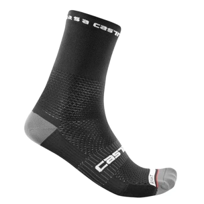 Afbeelding van Fietssokken Castelli Rosso Corsa Pro 15 maat 44/47 Zwart
