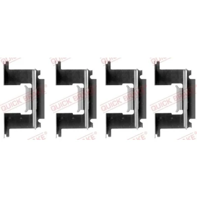 Afbeelding van QUICK BRAKE 109 1064 Accessoireset, schijfremblok NISSAN: 300ZX Targa