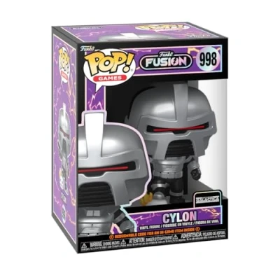 Afbeelding van Funko Fusion Battlestar Galactica Cylon (Chase Edition möglich) Vinyl Figur 998 Pop! meerkleurig