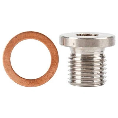 Afbeelding van EBTOOLS voor lambdasondedop van metaal, zuurstofafsluiter, lambda sonde sluiter stop M12 1,25 mm zuurstof O2 Bang Motorfiets Cap Auto Accessoires
