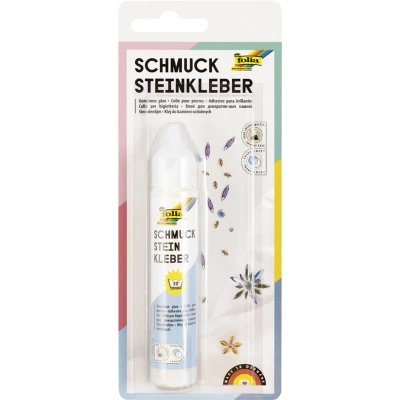 Afbeelding van folia edelsteen lijm, transparant, 30 g