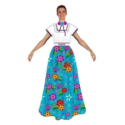 Afbeelding van Kostuums voor Volwassenen Colombia Blauw Maat XS/S