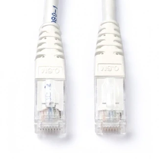 Afbeelding van Netwerkkabel Cat6 U/UTP 1.5 meter (100% koper, Wit)