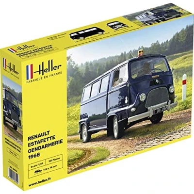 Afbeelding van 1:24 Heller 80742 Renault Estafette Gendarmerie Plastic Modelbouwpakket