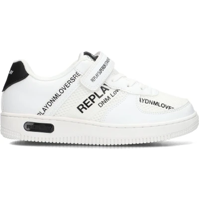 Afbeelding van Replay EPIC Sneakers laag voor kinderen, Maat: 33, Wit Kunststof/ textiel