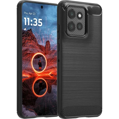 Afbeelding van imoshion Hoesje Geschikt voor Motorola ThinkPhone 25 / Edge 50 Neo Siliconen Brushed Backcover Zwart