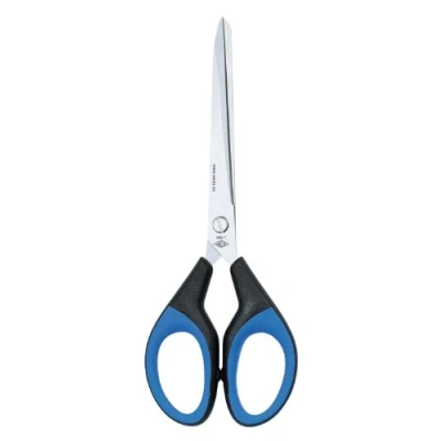 Afbeelding van WEDO schaar Soft Cut, puntig, lengte: 180 mm, zwart/blauw