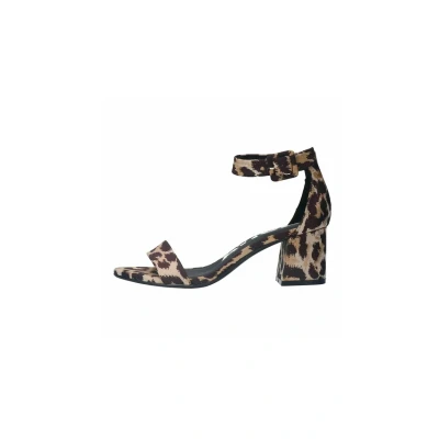 Afbeelding van Sacha Dames Leopard sandalen met blokhak Maat 36