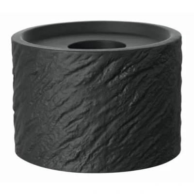 Afbeelding van Villeroy &amp; Boch Manufacture Rock Home kandelaar 6,5 x 5 cm, premium porselein, zwart