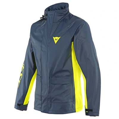 Afbeelding van Dainese Uniseks Storm 2 jas, waterdicht, motorjas, zwart ivoor/neongeel, M EU