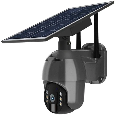 Afbeelding van V TAC VT 11024 4G Camera op zonne energie Slimme elektronica PTZ Zwart IP65