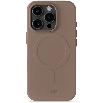 Afbeelding van Holdit Soft MagSafe Case voor de Apple iPhone 16 Pro Max Mocha Brown