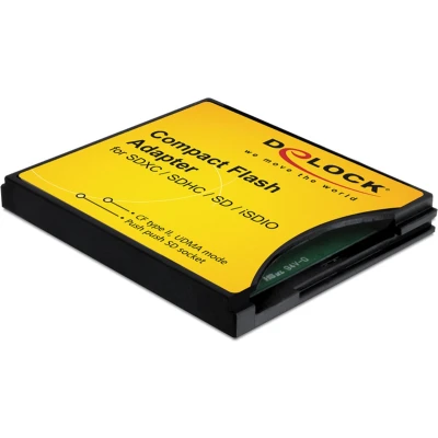 Afbeelding van Compact Flash adapter voor SD geheugenkaarten CF type II