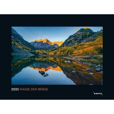 Afbeelding van Magie der Berge KUNTH Wandkalender 2025: hoogwaardige, mooie kalender met spiralbinding in groot formaat