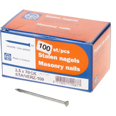 Afbeelding van Hjz Betonnagel platconische kop blauw 70 x 3.5mm