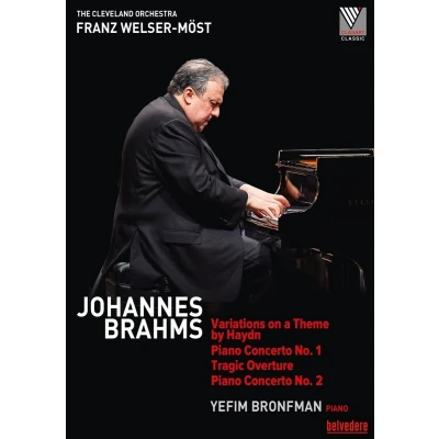 Afbeelding van Yefim Bronfman, Cleveland Orchestra, Franz Welser Möst Brahms: Piano Concerto No.1 + 2 (DVD)
