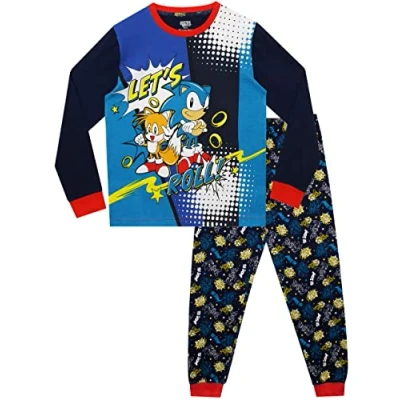 Afbeelding van SONIC THE HEDGEHOG Pyjamaset voor jongens, Blauw