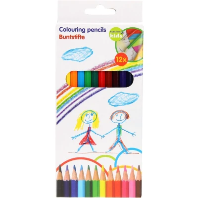 Afbeelding van Kleurpotloden set 12 stuks