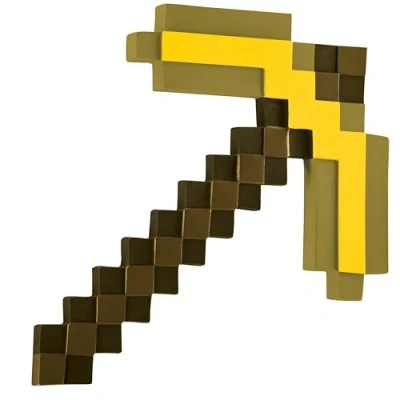 Afbeelding van Minecraft (MOJANG), Gold Pickaxe, Maat No Size, Jongens