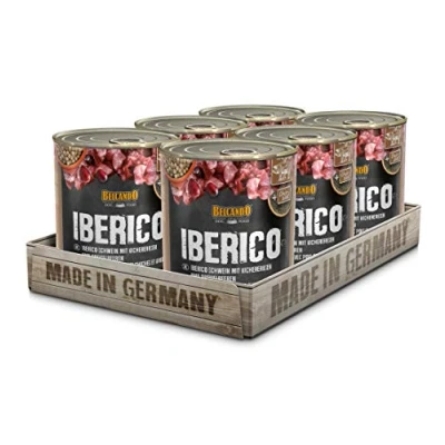 Afbeelding van Belcando Super Premium Lattina [6x800g Maiale Iberico Con this e Mirtilli Rossi] Cibo umido per cani in Alimento Completo di Tutte Le Razze