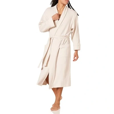 Image de Amazon Essentials Robe de Chambre Gaufrée Légère (grandes tailles disponibles) Men&#039;s, Beige, XS