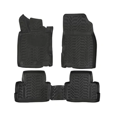 Afbeelding van J&amp;J AUTOMOTIVE Exclusieve 3D rubberen vloermatten geschikt voor Nissan Qashqai II 2014 2021