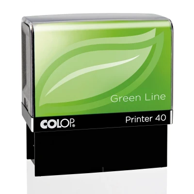Afbeelding van Tekststempel Colop 40 green line personaliseerbaar 6regels 59x23mm