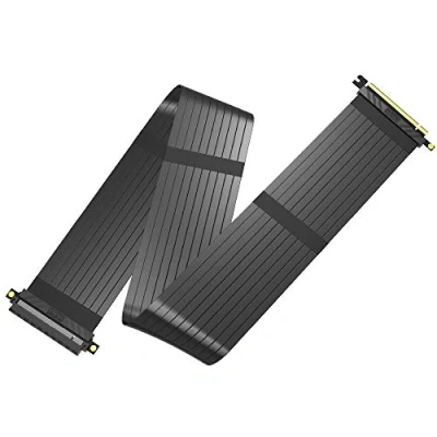 Afbeelding van Akasa Riser BLACK XL, Premium PCIe 3.0 x 16 kabel, 100CM