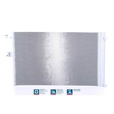 Afbeelding van NISSENS 941187 Condensor Airco Met droger Aluminium 660 R 134a