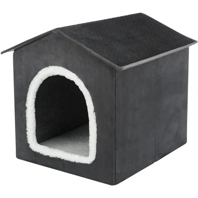 Afbeelding van Trixie Hondenmand / Kattenmand Huis Livia Grijs Wit 50X50X54 CM (408218)