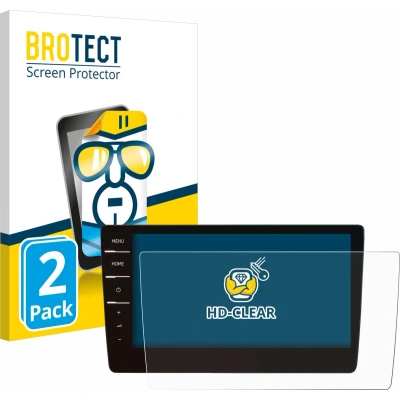 Afbeelding van BROTECT Screenprotector voor Volkswagen Passat 2019 Discover Pro 9.2&quot; Folie Beschermfolie transparant (2 Stuks)