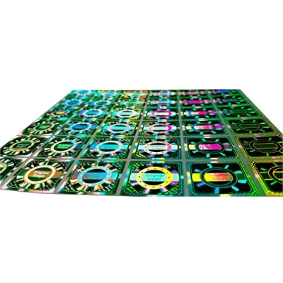 Afbeelding van 105 stuks 3D hologram originele zegel 25 mm veiligheidszegel, afdichtingsetiketten, kleefzegel, kwaliteitszegel, garantiezegel, veiligheidslabels, zelfklevend etiket