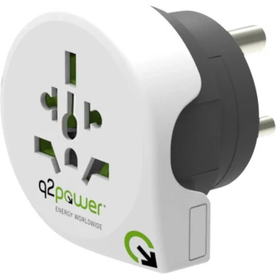 Afbeelding van Q2 Power 1.100240 Reisstekker Welt nach Indien