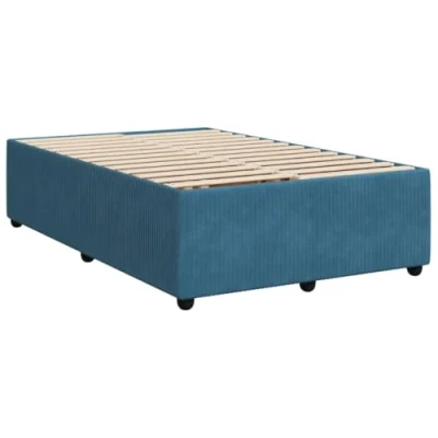Afbeelding van vidaXL Bedframe fluweel blauw 120x200 cm