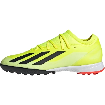 Afbeelding van adidas Performance X Crazyfast League TF Voetbalschoenen voor kunstgras, Heren, Maat: 45 1/3, Team solar yellow/core black/footwear white