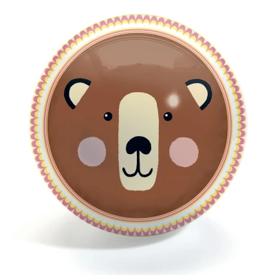 Afbeelding van Djeco speelbal bear &amp; fox 22 cm