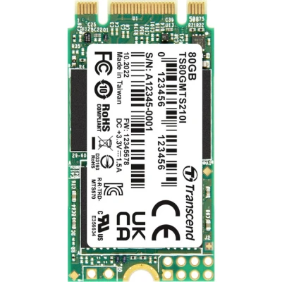 Afbeelding van Transcend M.2 SSD harde schijf TS80GMTS210I