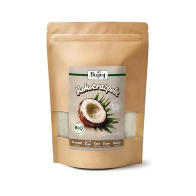 Image de Biojoy noix de coco Râpée BIO (250 g), séchée et non grillés, Flocons sans additifs