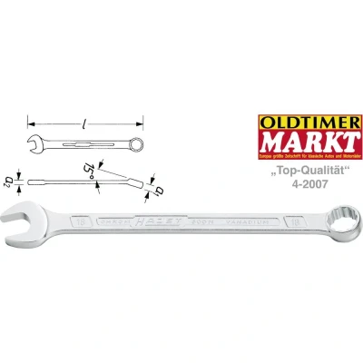 Afbeelding van Ringsteeksleutel D3113A 55mm Hazet